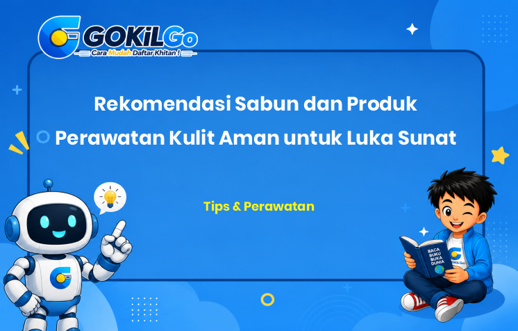 Rekomendasi Sabun dan Produk Perawatan Kulit Aman untuk Luka Sunat