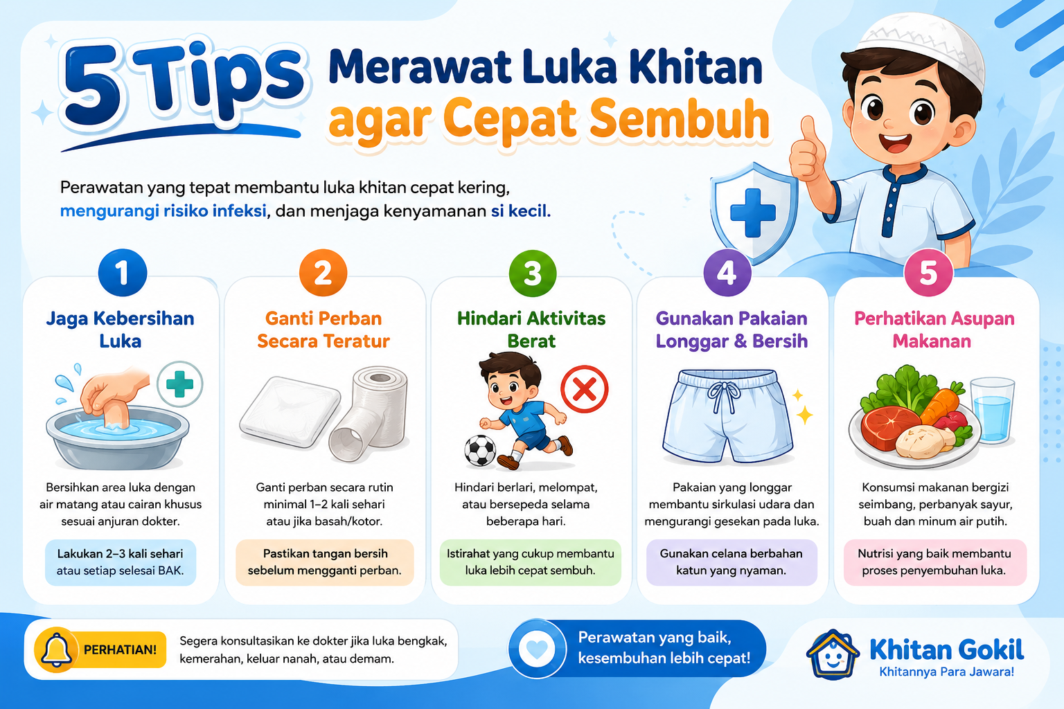 5 Tips Merawat Luka Khitan agar Cepat Sembuh